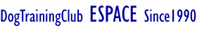 Logo: DogTrainingClu ESPACE Since1990